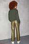 Khaki Vegan Leather Trouser