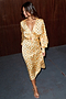 Gold Fleck Midi Vienna Dress