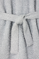 Thumbnail for Close up of Silver Lyon Tinsel Belted Mini Dress
