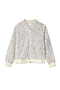 Silver Sequin Bomber Jacket