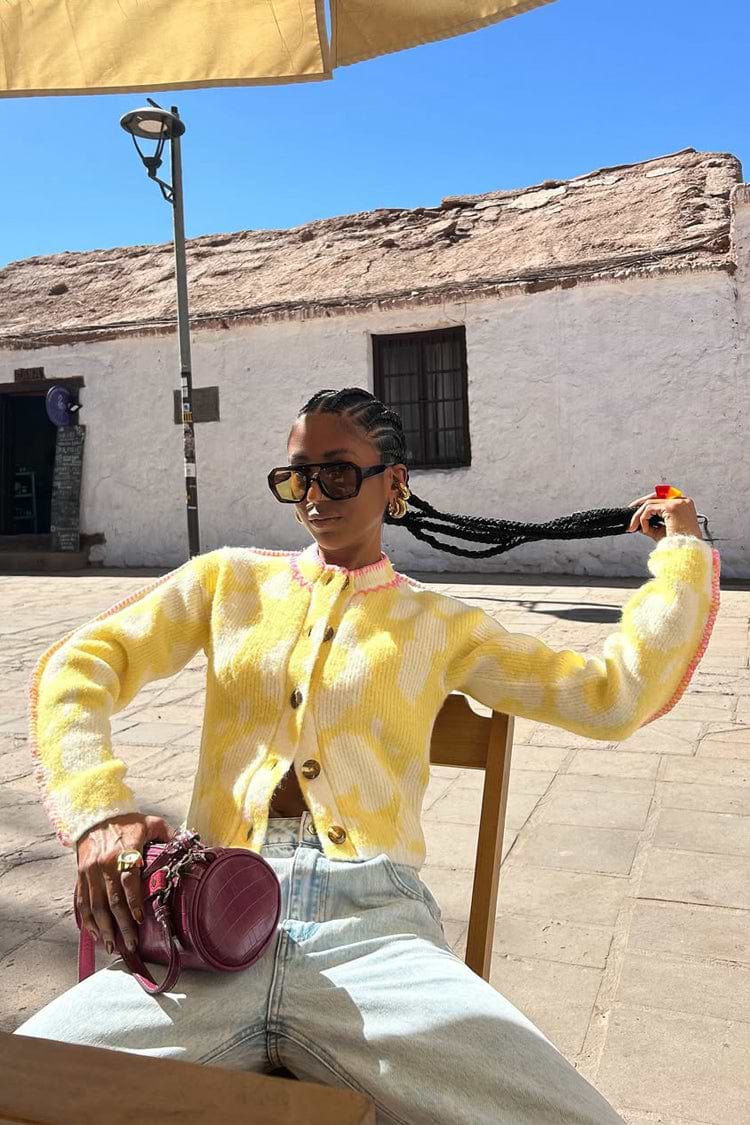 Yellow Zizi Cardigan