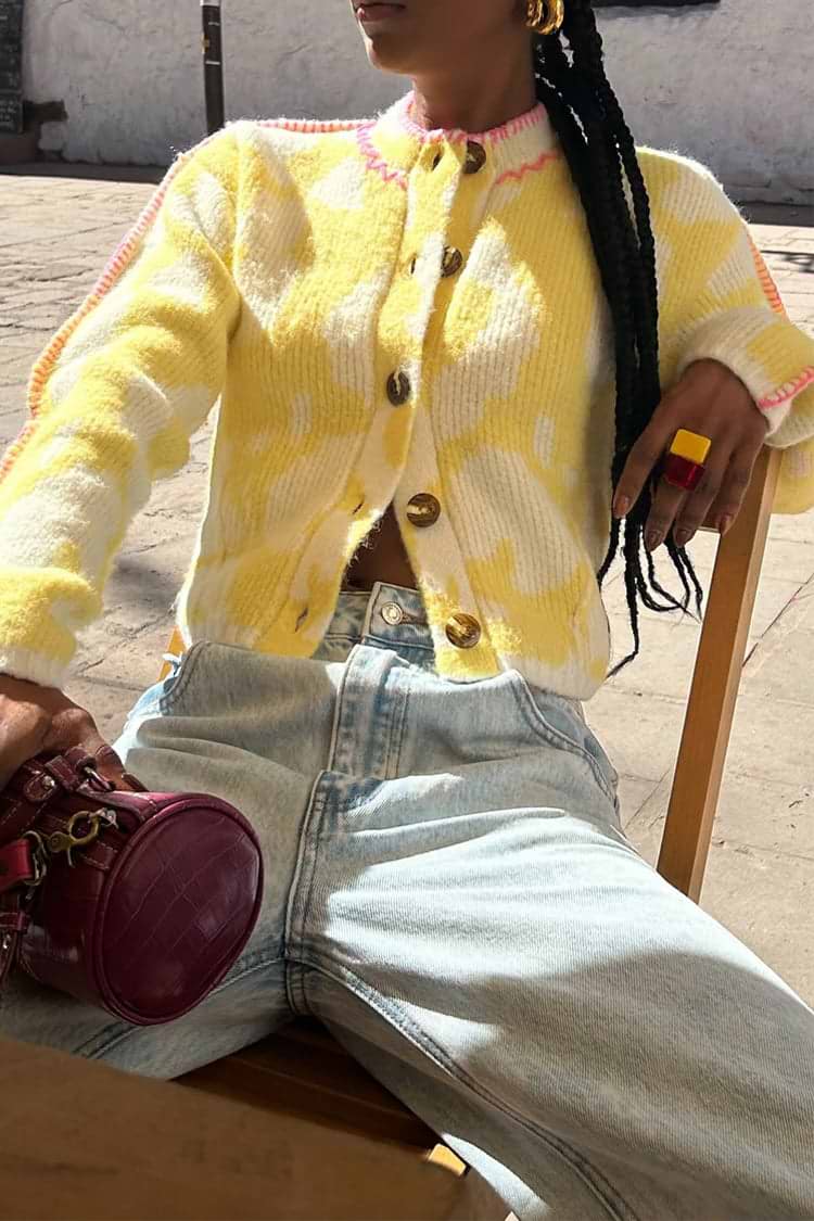 Yellow Zizi Cardigan