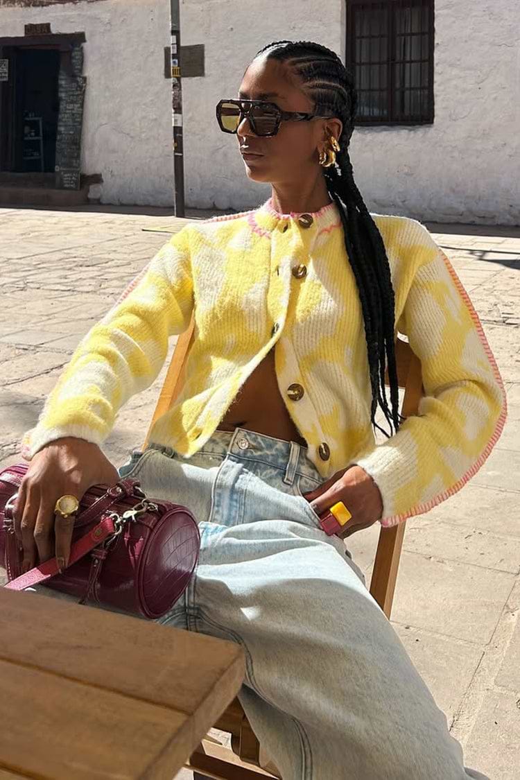 Yellow Zizi Cardigan