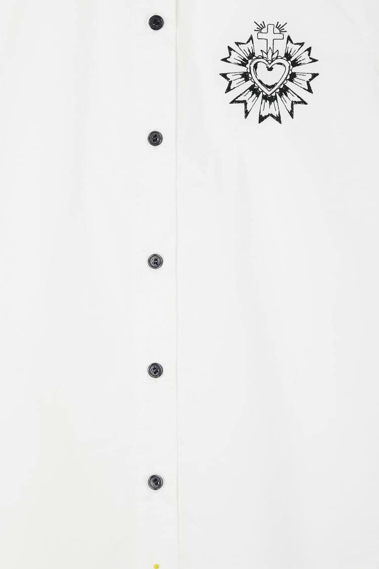 Embroidered Tattoo Shirt