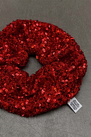 Thumbnail for Red Sequin Scrunchie