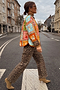 Leopard Lucia Scallop Detail Jeans