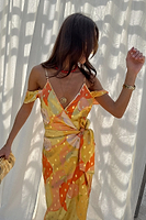 Thumbnail for Apricot Strappy Vienna Dress