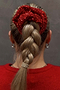 Red Sequin Scrunchie