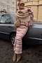 Multi Stripe Knit Skirt