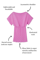 Thumbnail for Petal Pink Mini Tilly Dress
