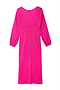 Pink Plisse Emma Dress