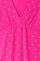 Thumbnail for Pink Plisse Emma Dress Petite