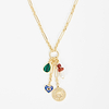 Gold Plated Balearic Sun Cluster Necklace