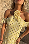 Yellow Floral Lulu Dress with Detachable Rose