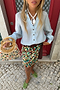 Multi Shell Mini Wrap Skirt