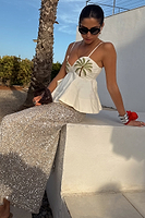 Thumbnail for caption_Model is 5ft7” and wears UK size 8/ US 4