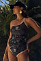 Sol De Palma One Shoulder Swimsuit