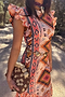 Bridget Print Frida Dress