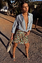 Multi Shell Mini Wrap Skirt