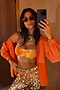 Orange Miley Shirt