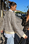 Silver Sequin Bomber Jacket
