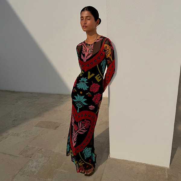 Never Fully Dressed Amara Mesh Dress | Print | Size 4 | Shopbop Never Fully Dressed Amara Mesh Dress | Print | Size 4 | Shopbop