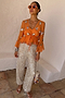 Silver Sequin Naomi Trousers Petite
