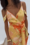 Apricot Strappy Vienna Dress