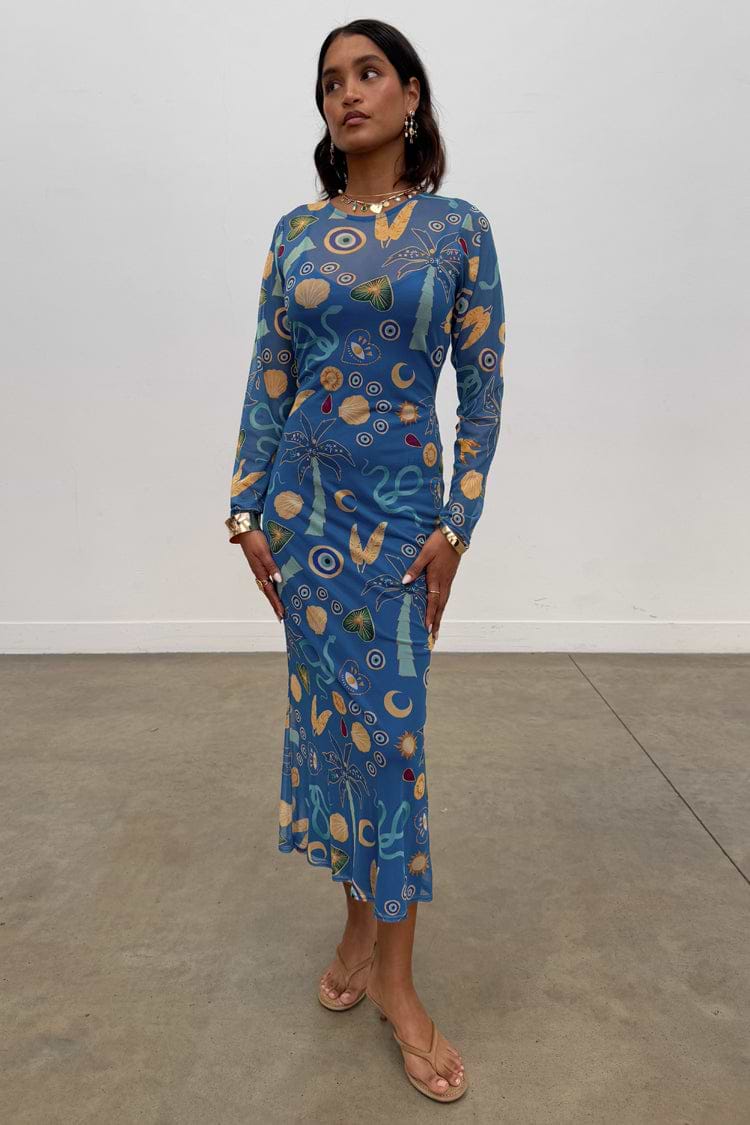 Azura Charms Mesh Dress