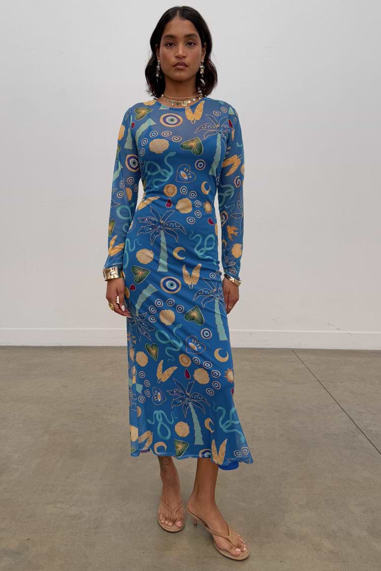 Azura Charms Mesh Dress