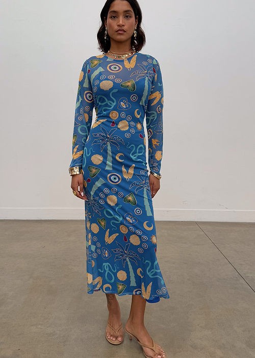 Azura Charms Mesh Dress