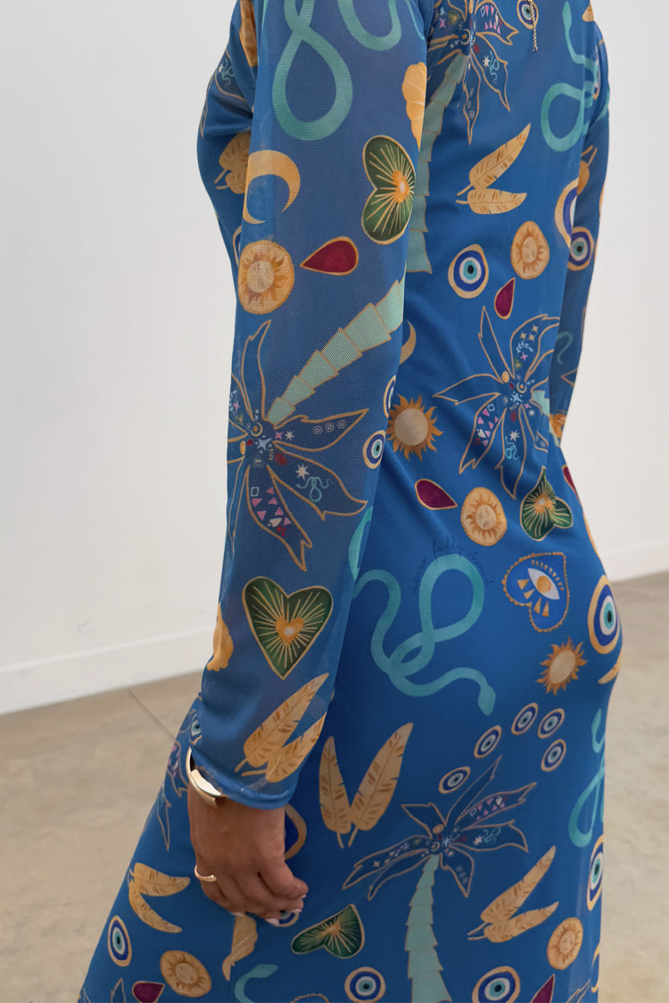 Azura Charms Mesh Dress