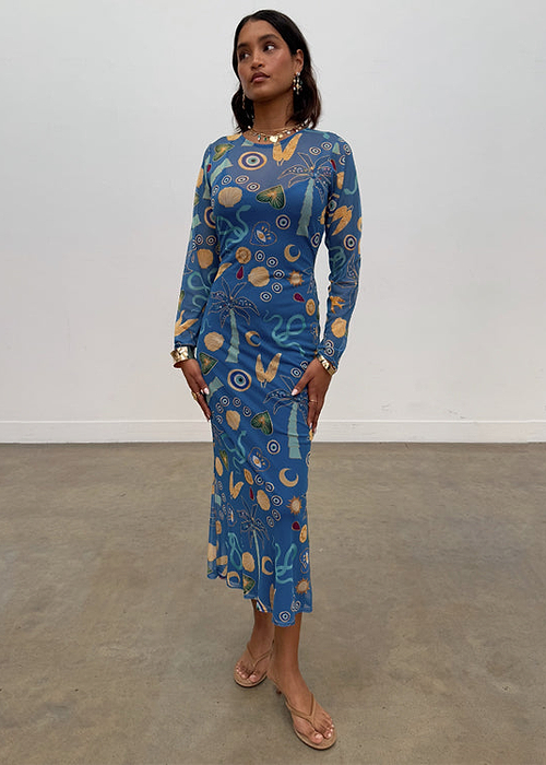 Azura Charms Mesh Dress
