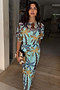 Azura Palms Mesh Tilly Dress