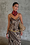 Brown Bandana Patti Dress