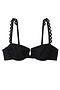 Broderie Black Bikini Top