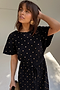 Black Plisse Fifi Dress