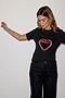 Black Heart Baby T Shirt