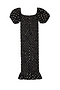 Black Jojo Dress with Gold Fleck
