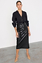 Black Vegan Leather Jaspre Skirt