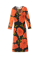 Thumbnail for Black Poppy Aria Mesh Dress