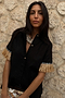 Black Raffia Shirt
