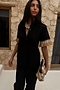 Black Raffia Shirt
