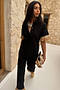 Black Raffia Shirt