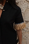 Black Raffia Shirt