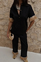 Black Raffia Marra Trousers
