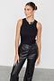 Black Ribbed Tank