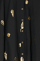 Thumbnail for Black Shell Cape Shirt