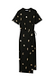 Black Shell Midi Leia Dress Petite