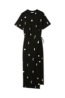 Thumbnail for Black Shell Midi Leia Dress Petite